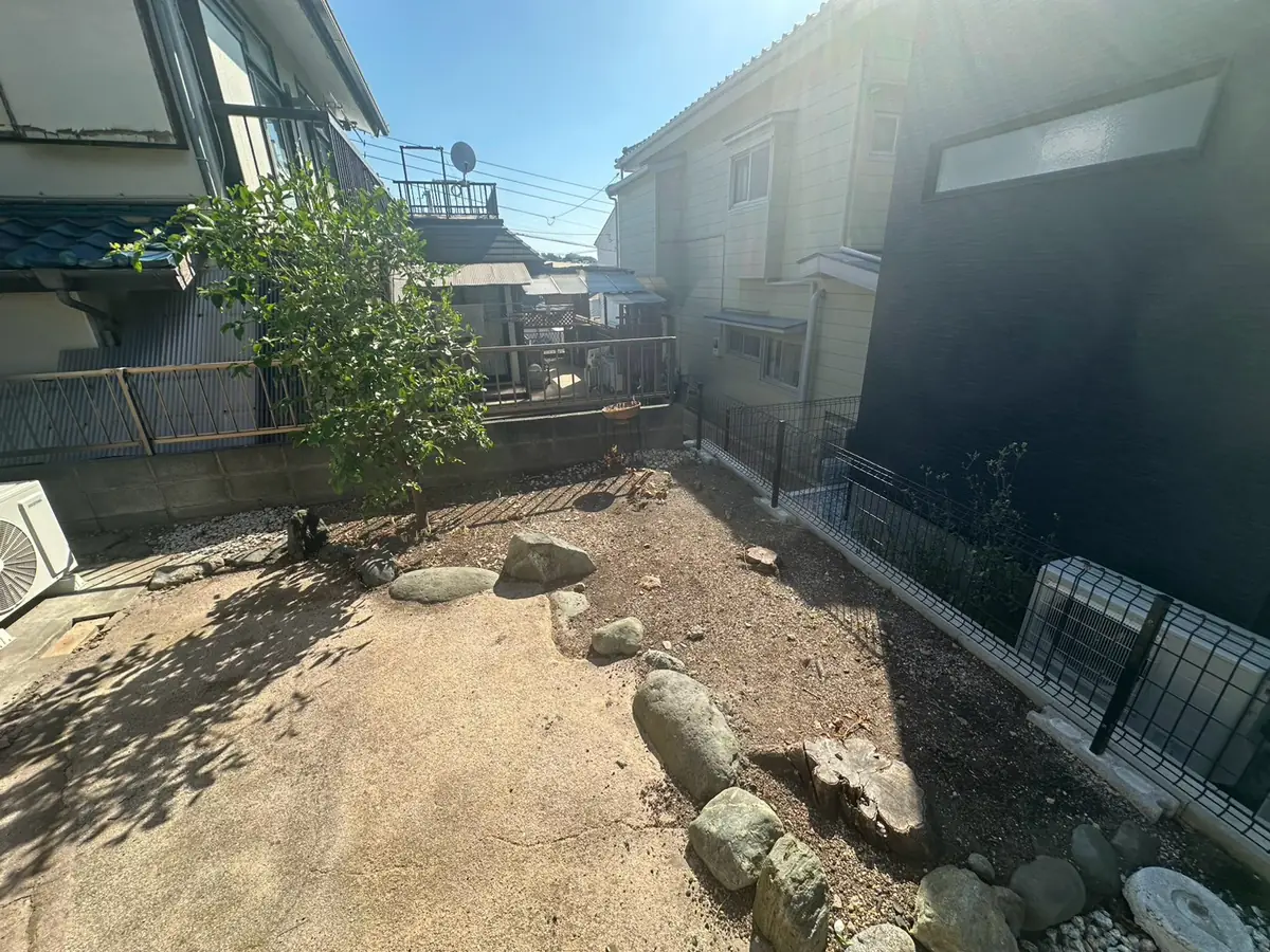 防草シート施工前