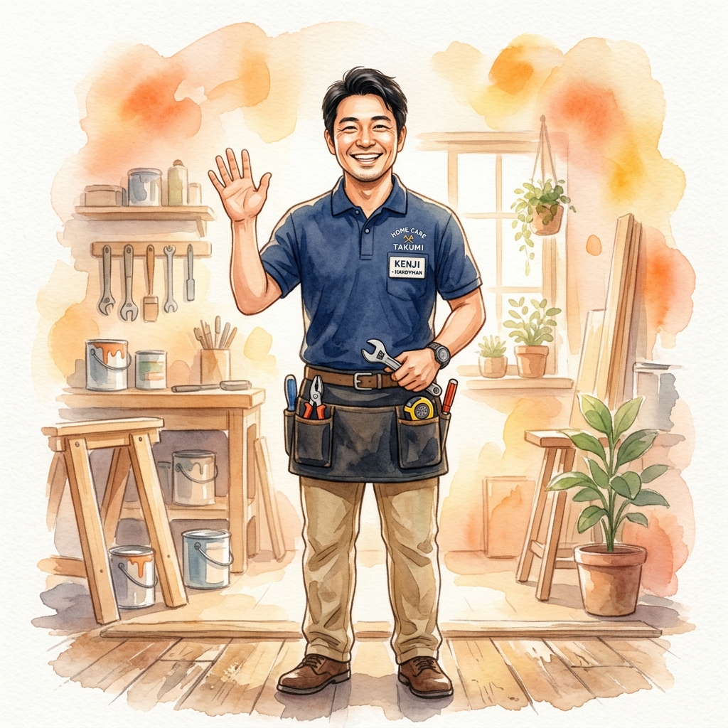 マスト便利屋スタッフのイラスト